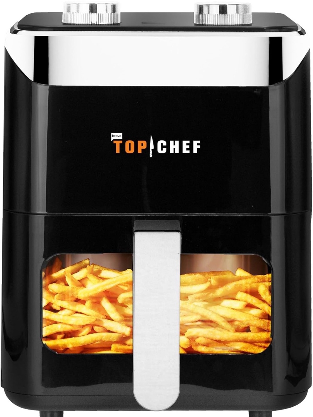 Top Chef 3.5L / 3.7QT Air Fryer with Viewing Window, 1400W Rapid Hot Air Cooker
